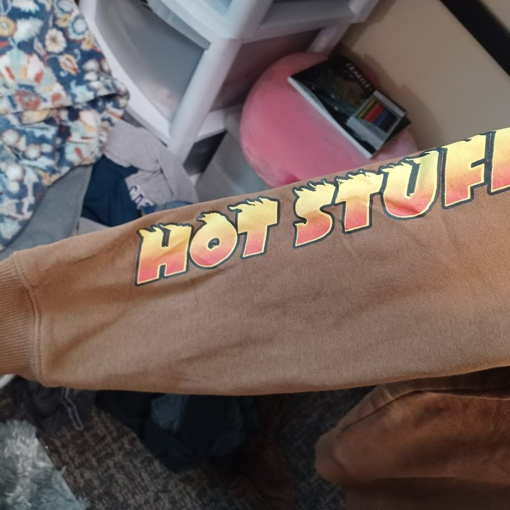 Brown "Hot stuff" hoodie